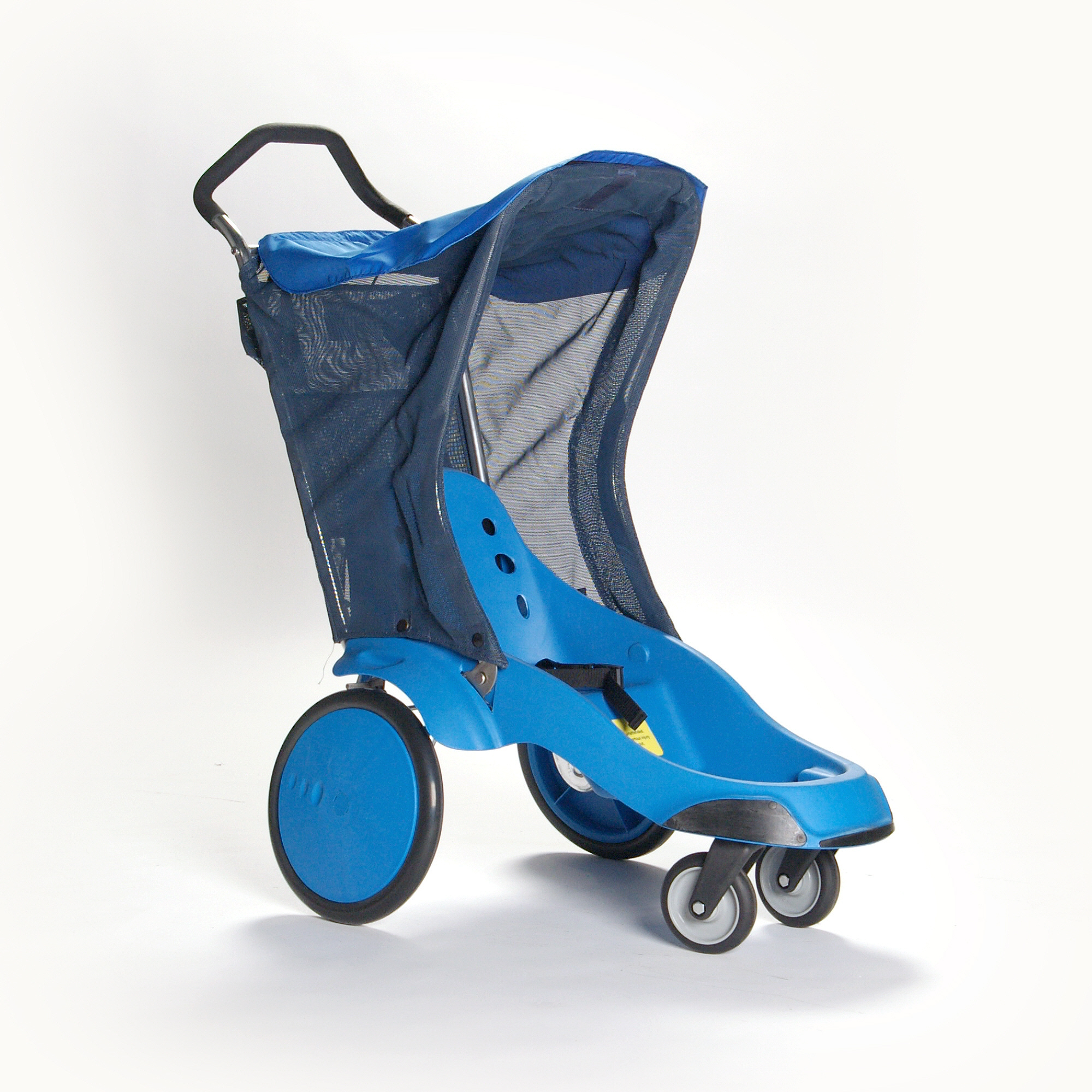single stroller blue